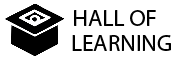 Das Logo der Online-Videokursplattform Hall of Learning.